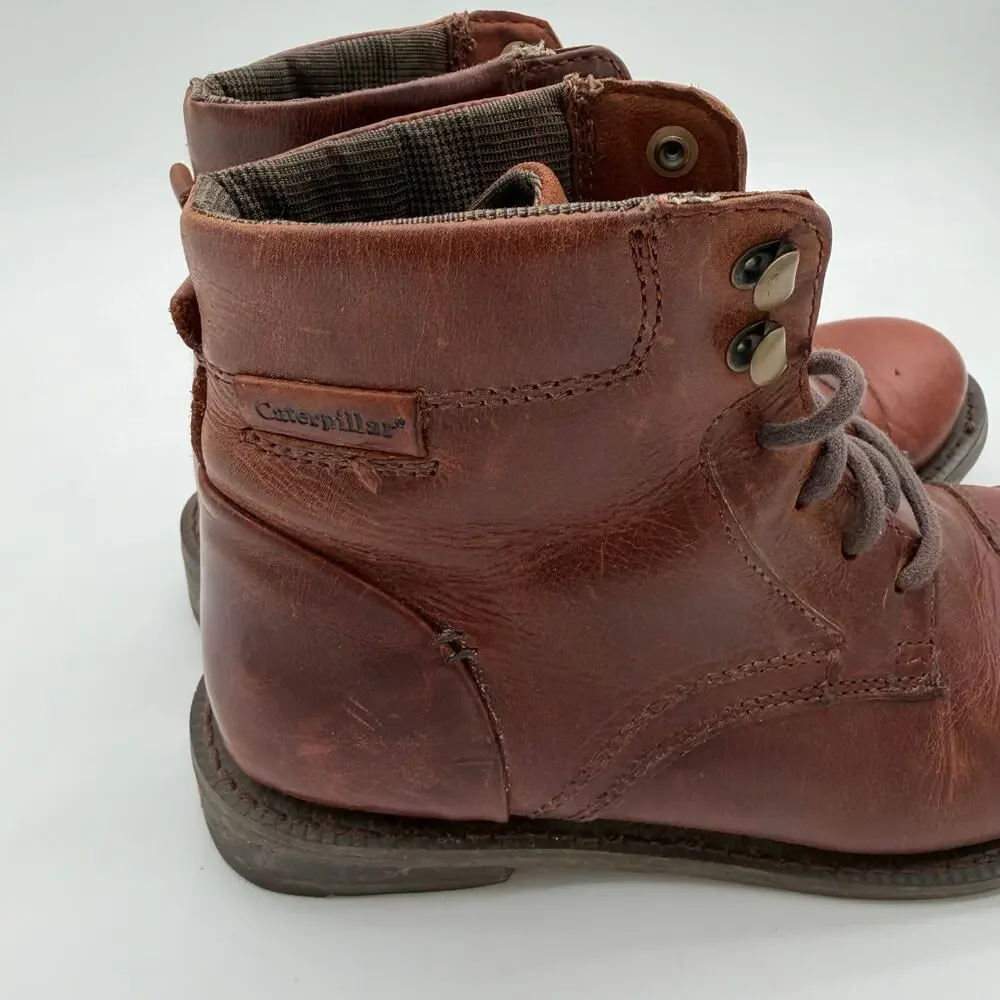 Caterpillar Men's Newfound Full Grain Leather Gorpcore Construction Boots 8.5